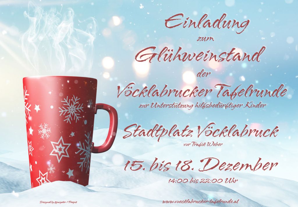 Einladung Vöcklabrucker Christkindlmarkt 2016